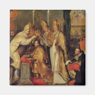 The Coronation of Charles V Holy Roman Emperor Magnet