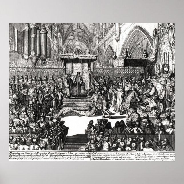 The Coronation of King George I Poster (Front)
