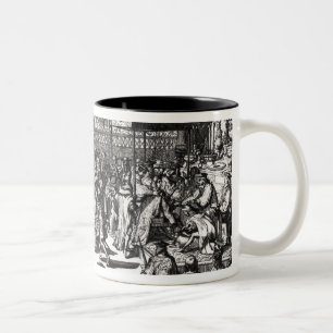 The Coronation of King George I Two-Tone Coffee Mug