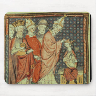 The coronation of Louis I 'the Pious' Mouse Pad