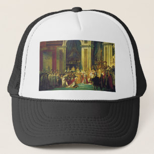 The Coronation of Napoleon by Jacques Louis David Trucker Hat