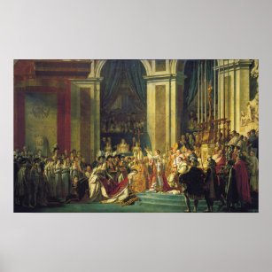 The Coronation of Napoleon Poster