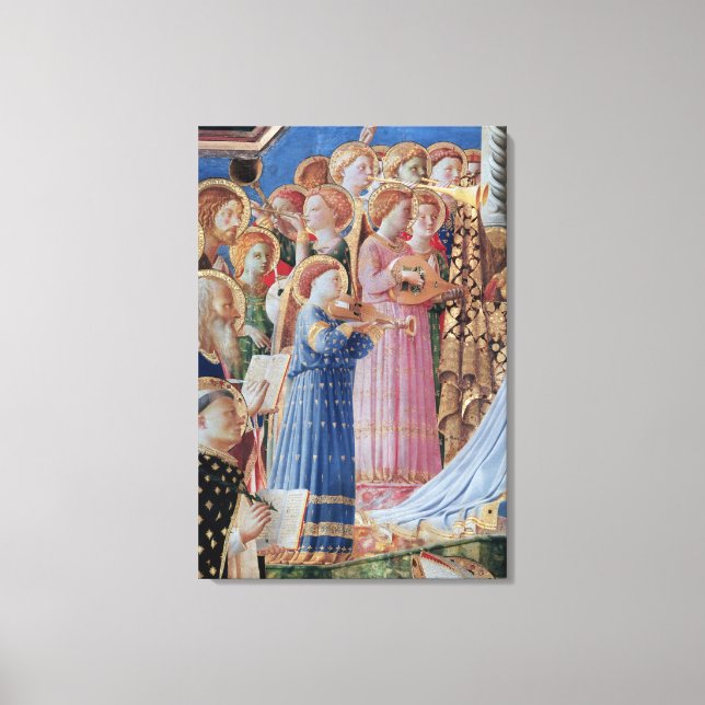 The Coronation of the virgin Canvas Print (Front)
