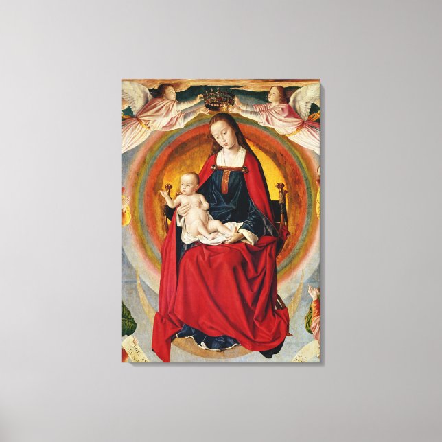 The Coronation of the Virgin Canvas Print (Front)