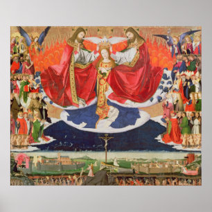 The Coronation of the Virgin, completed 1454 2 Poster