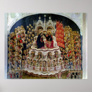 The Coronation of the Virgin in Paradise, 1438 Poster