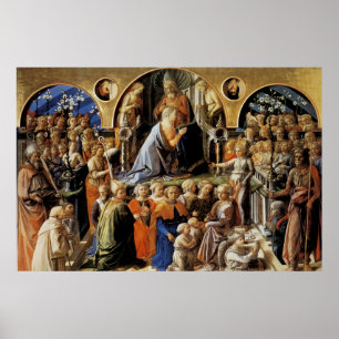 The Coronation of the Virgin jigsaw Poster