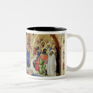 The Coronation of the Virgin Two-Tone Coffee Mug