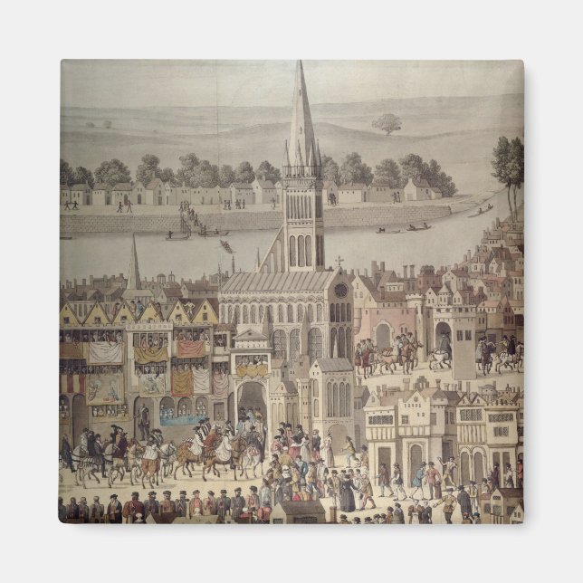 The Coronation Procession of King Edward VI Magnet (Front)