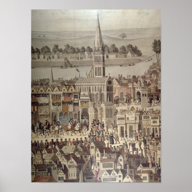 The Coronation Procession of King Edward VI Poster (Front)
