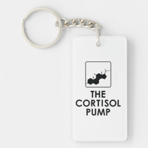 The Cortisol Pump Acrylic Keychain