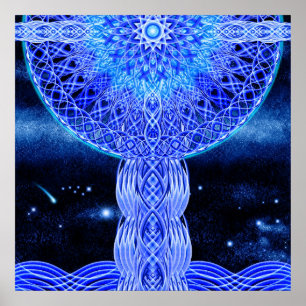 The Cosmic Cross Poster