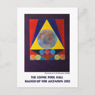 The Cosmic Pool Hall Racked-Up for Ascension 2012 Postcard