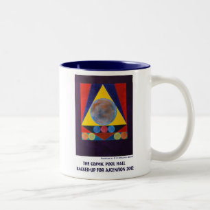 The Cosmic Pool Hall Racked-Up for Ascension 2012 Two-Tone Coffee Mug