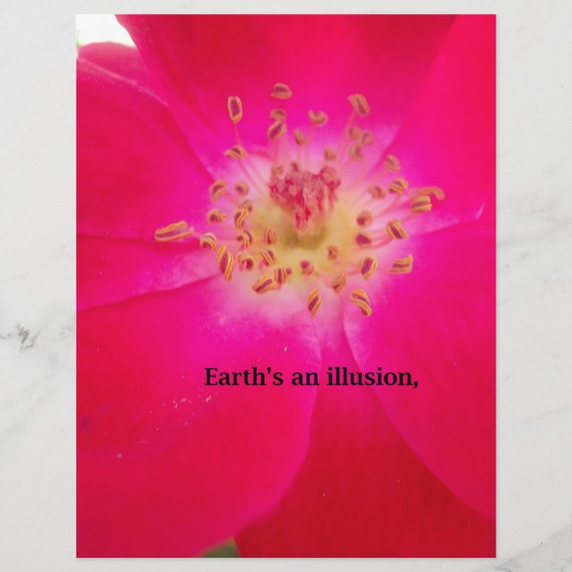 The Cosmic Rose: Nature's Deception Design (Front)