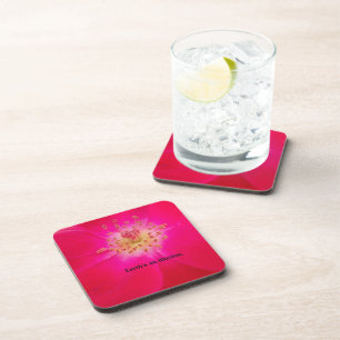 The Cosmic Rose: Nature's Deception Design Coaster
