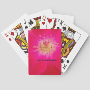 The Cosmic Rose: Nature's Deception Design Playing Cards