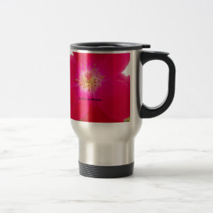 The Cosmic Rose: Nature's Deception Design Travel Mug