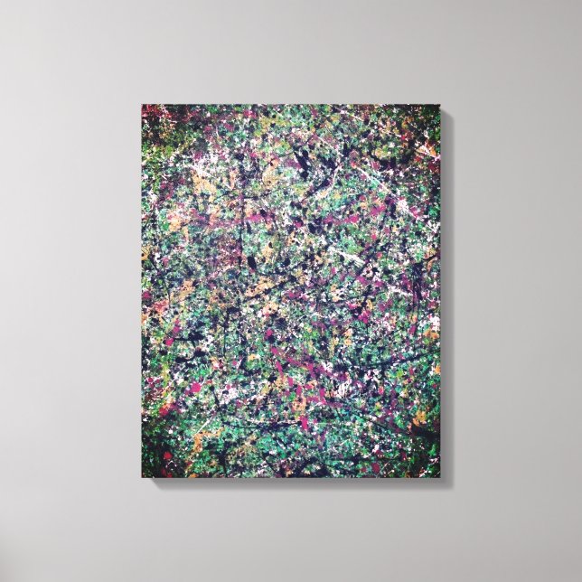 The cosmos canvas print (Front)