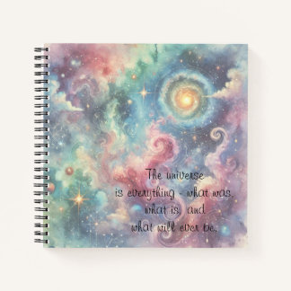 The Cosmos & Quote Notebook
