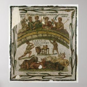 The Costume Banquet, from El-Jem c.200-220 Poster
