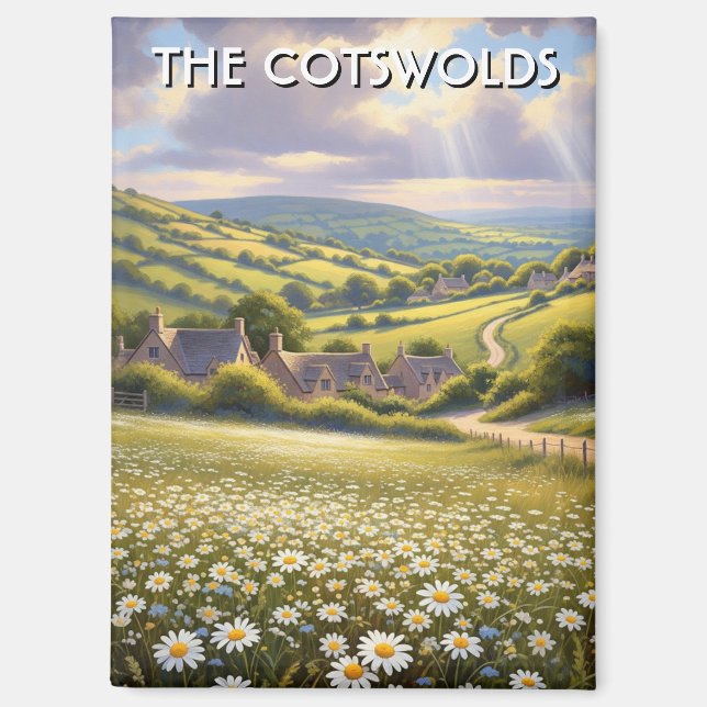 The Cotswolds England Travel Magnet (Front)