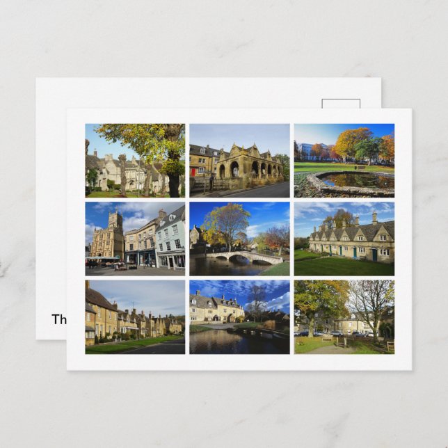 The Cotswolds Postcard (Front/Back)