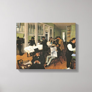 The Cotton Exchange, New Orleans, 1873 Canvas Print