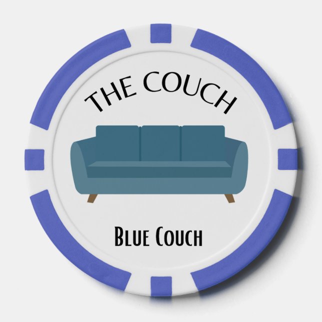 The Couch Poker Chips (Front)