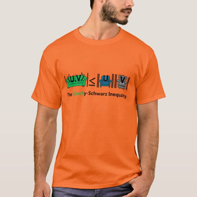 The Couchy-Schwarz Inequality T-shirt (Front)