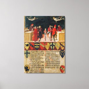 The Council Finances in Times of War and of Canvas Print