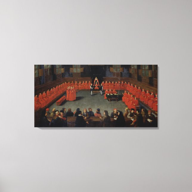 The Council of Malines Canvas Print (Front)