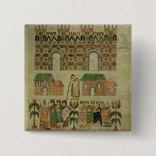 The Council of Toledo 2 Inch Square Button