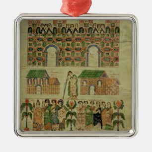 The Council of Toledo Metal Ornament