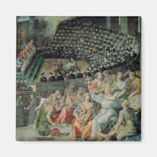 The Council of Trent, 1588-89 (fresco) Magnet