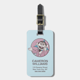 The Count   You Can Always Count On Me Luggage Tag