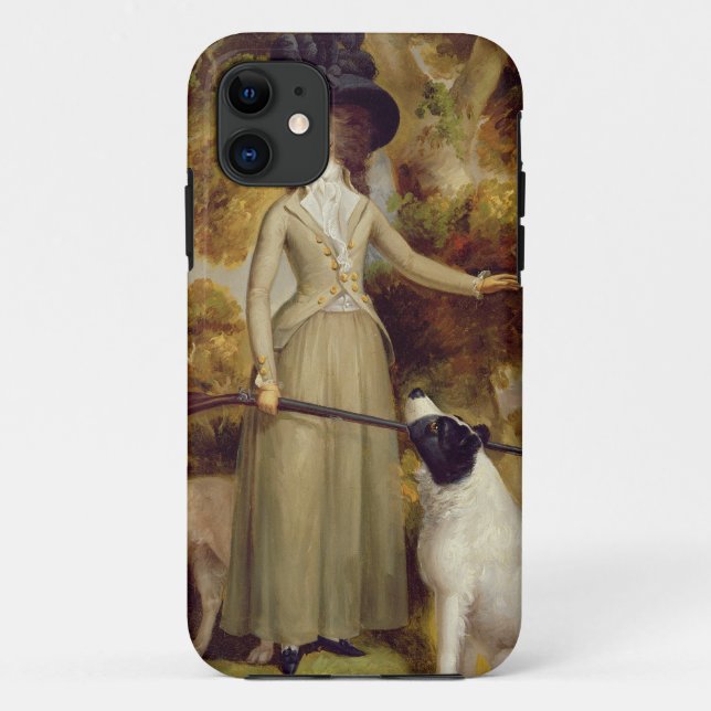 The Countess of Effingham with Gun and Shooting Do Case-Mate iPhone Case (Back)