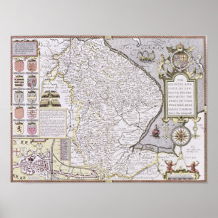 The Countie and Citie of Lyncolne Poster