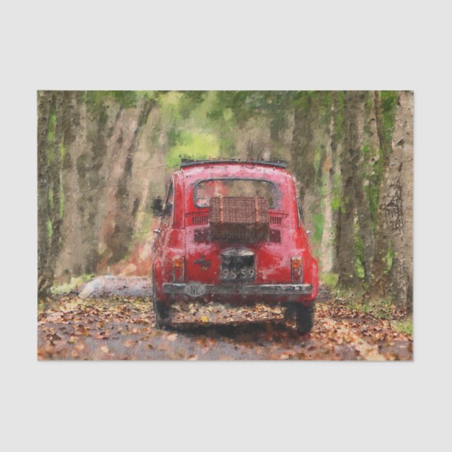 The Country Car Ride Tissue Paper (Front)