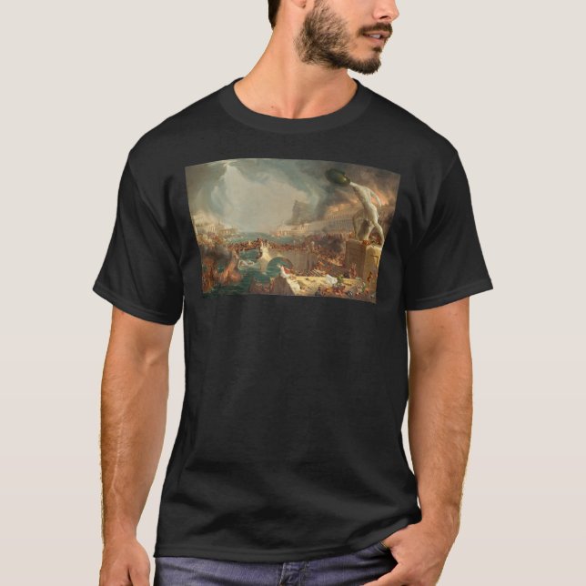 The Course of Empire Destruction (1836) - Thomas C T-Shirt (Front)