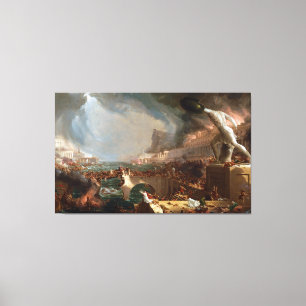 The Course of Empire: Destruction by Thomas Cole Canvas Print