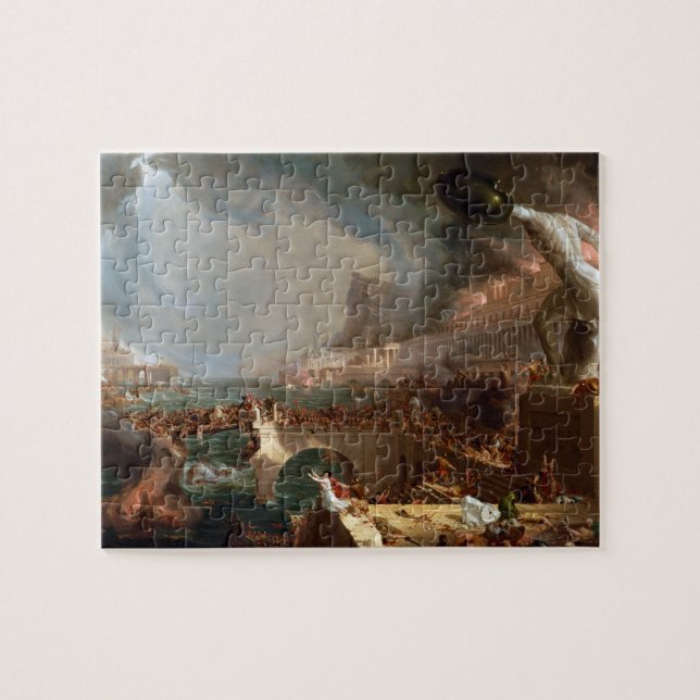 The Course of Empire: Destruction by Thomas Cole Jigsaw Puzzle (Horizontal)