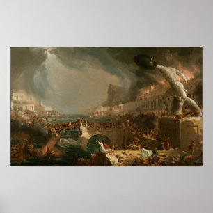 The Course of Empire: Destruction Poster