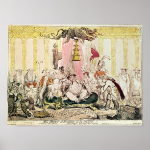 The Court at Brighton a la Chinese, 1816 Poster