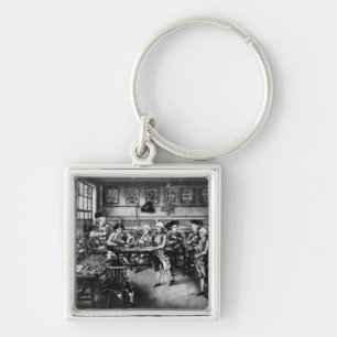 The Court of Equity or Convivial City Meeting Keychain