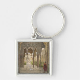 The Court of the Lions, the Alhambra, Granada, 185 Keychain