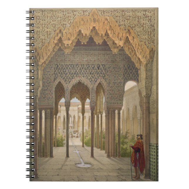The Court of the Lions, the Alhambra, Granada, 185 Notebook (Front)