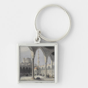 The Court of the Mosque of Sultan Achmet, Istanbul Keychain