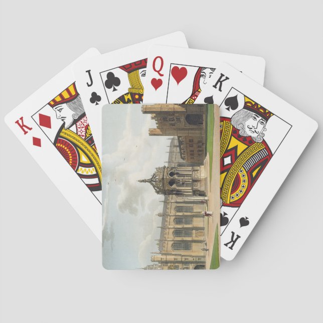 The Court of Trinity College, Cambridge, from 'The Playing Cards (Back)