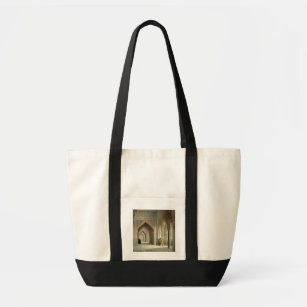 The Court Room of the Alhambra, Granada, 1853 (lit Tote Bag